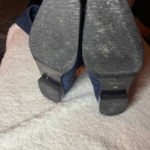 Aquatalia Blue Suede Knee-High made in Italy Boots - Picture 4 of 7